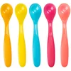 Image de Badabulle Cuillères Souples et Douces Funcolors (x5) Multicolore, dès 6 mois