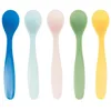 Image de Badabulle Cuillères Souples et Douces en silicone x5, dès 6 mois, Sans BPA