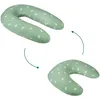 Image de Babymoov Coussin de Grossesse et d'allaitement B.Love 2en1 Wind Green - Breveté : 1 Coussin / 2 Tailles - Microbilles Toxproof - Certifié OekoTex & GOTS - Made in Europe