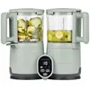Image de Babymoov Robot Cuiseur Bébé Nutribaby Glass - Bols en Verre - 4 en 1 Mixeur Cuiseur Vapeur, Grande Contenance 1,9L, Cuisson Saine des Aliments, Vert Celadon