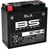 Image de BS Battery 300644 BT14B-4 AGM SLA Batterie de Moto Noir