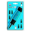 Image de RENVOI D'ANGLE 90° POUR VISSEUSE + 6 EMBOUTS PH2 - PZ1 - PZ2 - T15 - T20 - T25-56007 - LEMAN