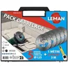Image de 5 disques diamants avec mètre ruban offert Leman PACKCARRELAGE