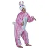 Image de Chaks C1030164, Déguisement Peluche Lapin rose 164 cm, adulte