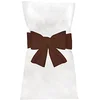 Image de 6 NOeuds pour Housses Chaise Chocolat