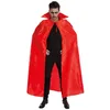 Image de Chaks - Cape en satin à col montant, cape de 163 cm de long pour adultes, accessoires de costume pour Halloween et carnaval