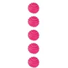 Image de Chaks PFGB05, Guirlande 5 boules alvéolées Fuchsia