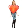 Image de Chaks Déguisement Emoji coeur adulte - Rouge - Taille Unique