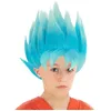 Image de Chaks - Perruque Goku Super Saiyajin Dieu pour enfants, accessoire officiel du costume Dragon Ball Anime pour carnaval et Halloween