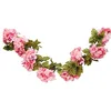 Image de Chaks Guirlande Hortensia Artificiel 220CM Rose