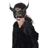 Image de Chaks - MASQUE DÉMON NOIR - Accessoire de déguisement - Cosplay pour Halloween - Thême(s) : Diable