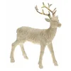 Image de Chaks 12346, Déco Renne en résine Vintage avec Bois Or 14cm