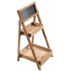 Image de Chaks 12628, Présentoir étagère Double 2 Niveaux avec Ardoise 65cm