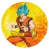 Image de 8 Assiettes 23cm en carton Dragon Ball Z - Jaune