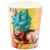 Image de 8 gobelets en carton Dragon Ball Z - Jaune