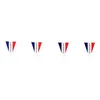 Image de Chaks 13425, Guirlande 20 Fanions France Bleu Blanc Rouge 10m