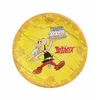 Image de 8 Petites assiettes carton Astérix 18 cm - Jaune