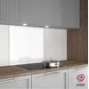 Image de Crédence - Fond de hotte - AURYS - Verre - Extra blanc - Laqué blanc - 900*450 - 6 mm