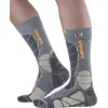 Image de MONNET GELPROTECH Trek Wool Chaussettes, Gris, 3536 Mixte
