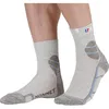 Image de MONNET Chaussettes de randonnée basses Chaussette Mid Lin (FR/ES, Numérique, 37, 38, Taille normale, Taille normale, Bleu)