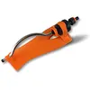 Image de Arroseur oscillant à 15 trous | Lot de 10 | Bras en aluminium | Raccordement tétine vers tuyaux d'arrosage de diamètre de 13 à 19 mm | Corps plastique orange | Dimension 48 cm | Kibros JAROSCx10