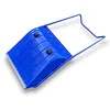 Image de Pelle à neige traineau 64x70 cm en plastique avec manche ergonomique en acier | Bleu | Kibros PNTRAIN