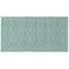 Image de Tapis de bain en coton Kymi 55x110 cm Haomy Vert céladon taille unique