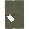 Image de Drap-housse Dili en voile de coton Haomy Vert kaki 140x200