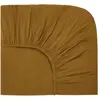 Image de Drap-housse Dili en voile de coton Haomy Gold 160x200