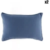 Image de Haomy - 2 Taies d'oreiller Dili en double voile de coton turquin 50x70 cm