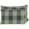 Image de Housse de coussin en lin lavé Palma Haomy Bleu 45x45