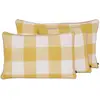 Image de Housse de coussin en lin Palma II Haomy Jaune Paille 40x60
