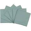 Image de Haomy - 4 Serviettes/Sets de table en Lin & Coton Zilia céladon - 40x40 cm OS