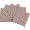 Image de Haomy - 4 Serviettes/Sets de table en Lin & Coton Zilia pétale - 40x40 cm OS