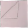 Image de Serviette de table en métis Zilia Haomy Rose poudré 40x40