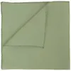 Image de Serviette de table en métis Zilia Haomy Vert amande 40x40