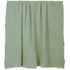 Image de Plaid en voile de coton Vanly Haomy Vert amande 130x180