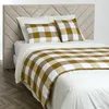 Image de Haomy - Housse d'edredon 100% Lin Palma citrus - 85x200 cm OS