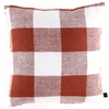 Image de Haomy - Housse de coussin 100% Lin Palma brique - 45x45 cm OS