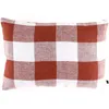Image de Haomy - Housse de coussin 100% Lin Palma brique - 40x60 cm OS