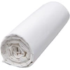 Image de Haomy - Drap-housse 100% Percale de Coton Venezia bonnet 30 cm blanc 90x200 cm