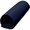 Image de Haomy - Drap-housse 100% Percale de Coton Venezia bonnet 30 cm encre 140x200 cm