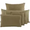 Image de Housse de coussin en lin California Haomy Gold 45x45