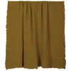 Image de Plaid en coton Vanly Haomy Gold 130x180