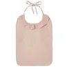 Image de Grand bavoir bambou et gaze de coton (Blush)