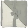Image de BB&Co Couverture Peluche Double Gaze & Microfibre (Vert de Gris)