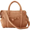 Image de BB&Co Sac à langer en coton gaufré (Cassonade) - grande capacité   Chic et pratique   Multiples poches, bandoulière, fixation poussette   Entretien facile   17,5L   Idéal balades et week-ends