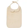 Image de Grand bavoir bambou et gaze de coton (Biscuit)