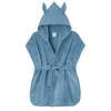 Image de BB&Co Peignoir bambou et gaze de coton 0-2 ans (Pierre bleue)