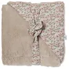 Image de BB&Co Couverture Luxe Afernoon Tea - Microfibre Ultra Douce & ouatinée   Dès la Naissance   Verso en Popeline de Coton imprimée   Cocon de Chaleur idéal pour l’Hiver